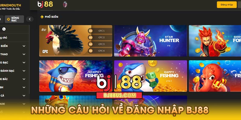 FAQ Về Đăng Nhập Bj88