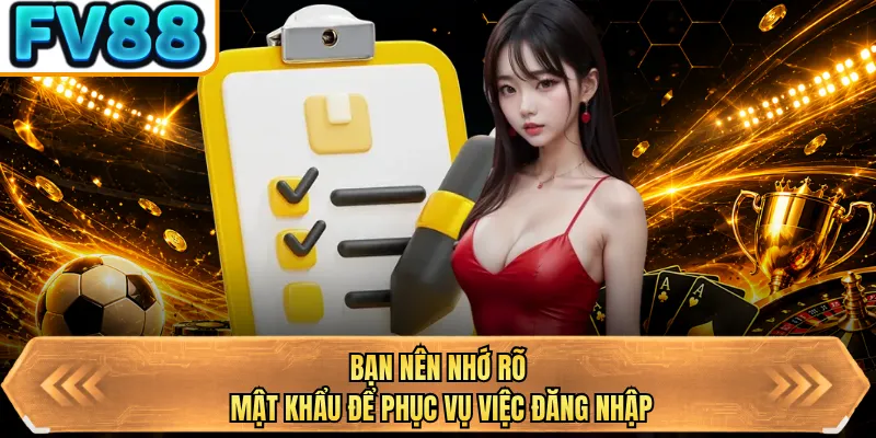 ban nen nho ro mat khau de phuc vu viec dang nhap
