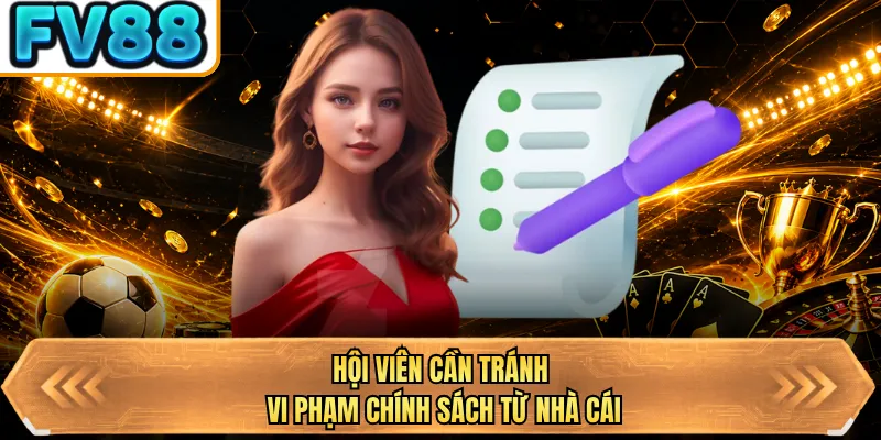 hoi vien can tranh vi pham chinh sach tu nha cai