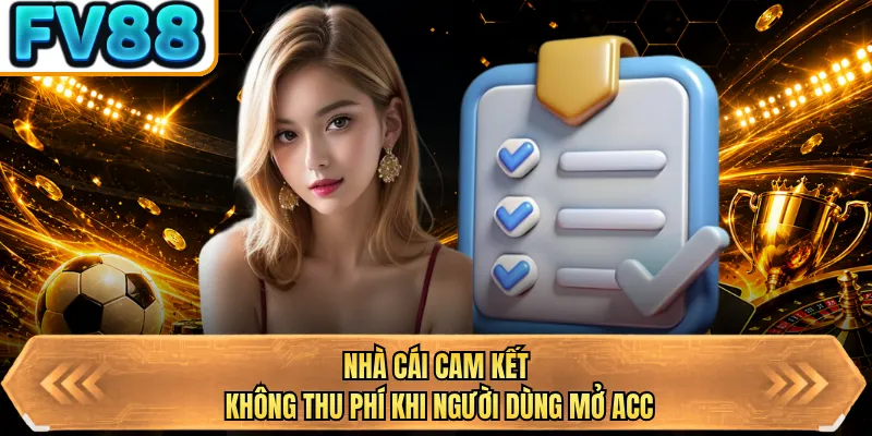 nha cai cam ket khong thu phi khi nguoi dung mo acc